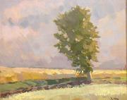 konrad magi Landscape of Viljandi Germany oil painting artist